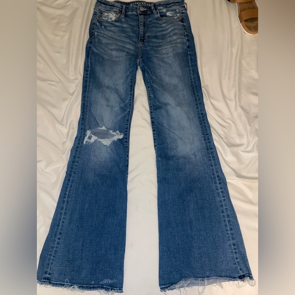 American Eagle High Rise, Flare Jeans